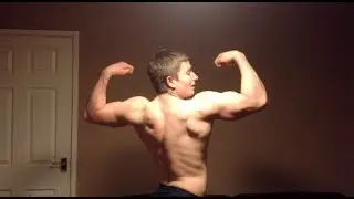 Aesthetic Bodybuilding Shoulder Calves And Traps Workout: Natural Teen Bodybuilder Andrew Turner