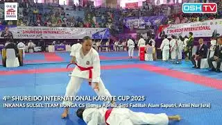 INKANAS SULSEL TEAM BUNGA CS 4th Shureido International Open Karate Cup 2025