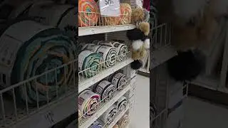Michael's yarn shopping. New yarn!!