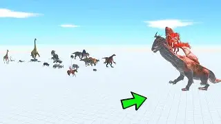All Units Race Boss Fighting. Animal Revolt Battle Simulator ARBS