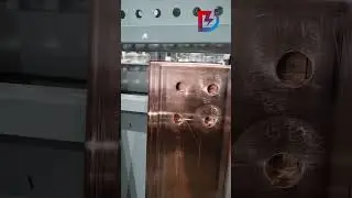 Transformer copper plate drilling
