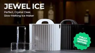 Jewel Ice: Perfect, Crystal Clear, Slow-Melting Ice Maker