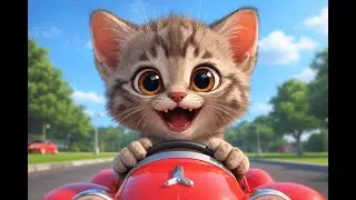 Happy Kittens Driving Toy Cars 🐱🚗 | Kids Cartoon Animation