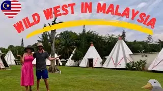 Weird WILD WEST themed resort! Port Dickson, MALAYSIA road trip 🚙👑🇲🇾