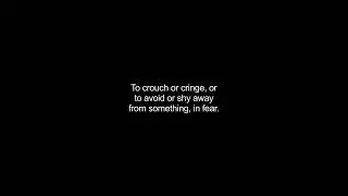 cowering video Dictionary meaning and pronunciation