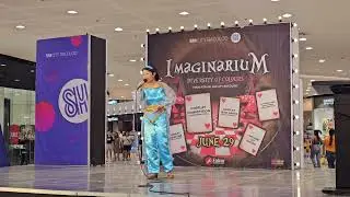 Princess Jasmine cosplayer from Aladdin (Chiyo) sings Speechless at SM City Bacolod