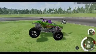 TailGator monster truck Freestyle and crash