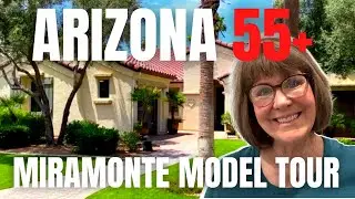 55+ Model Home Tour | Robson Ranch Arizona| Miramonte