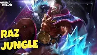 RAZ JUNGLE GAMEPLAY | ARENA OF VALOR | MOBA | NEW META?