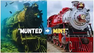 THE IMPOSSIBLE RESTORATION Turning Rusted Scrap Into a Super Train ✨