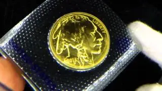 Золотая монета весом в 1 унцию &mdash; Золотой Буффало 2015 года