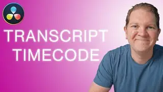 New in DaVinci Resolve 20: Export Transcript with Timecodes