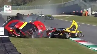 Ferrari Challenge Europe 2021 Crashes Compilation