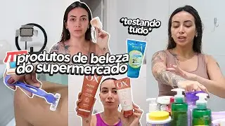 TESTANDO PRODUTOS DE BELEZA DO SUPERMERCADO - Ox, Nivea, Pantene, Garnier