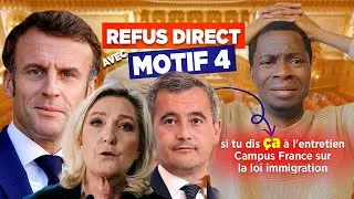 Entretien campus France et la loi immigration (nouvelles questions, réponses à connaître)