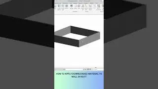 How to apply downloaded textures in Revit Architecture #shorts #revit #architecture