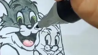 tom e jerry drawing Desenhando pedido de inscritos até completar a folha 8°desenho 