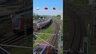 Schienen ASMR  #trainspotting #train #deutschebahn #asmr #shorts #kurzzug
