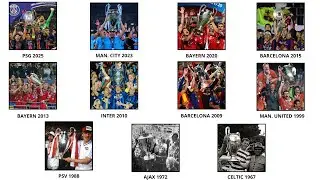 TODOS los Equipos que Lograron el TRIPLETE | Explicado en 13 Minutos