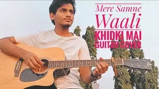 Mere Samne Waali Khidki Mai | Guitar Cover | Rohan Rayalwar | Finger Style Guitar | #shorts