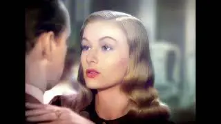 The Glass Key 1942 Veronica Lake scene 1 colorized  remastered 4k
