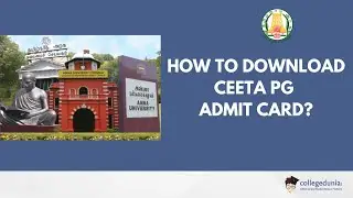 How to Download CEETA PG Admit Card?