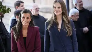 👑 Принцесса Леонор и королева Летиция блистают в одинаковых деловых костюмах &mdash; королевский стиль ...