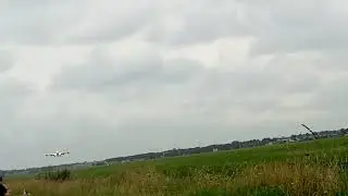 Boeing 747 Landing in Schiphol