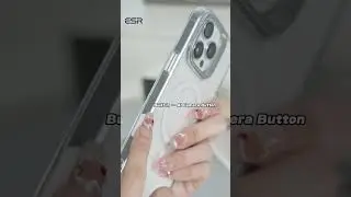 iPhone 16 Pro Max Camera Control Button  ESR Stash Stand Case with built in Al camera control button