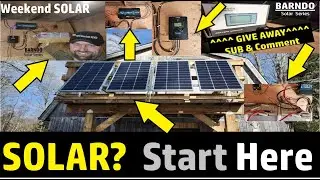 Off Grid Solar- Where to start and how to to choose! Panels/charger/batteries and appliances...