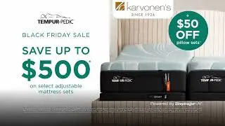 KARVONEN'S: Tempur-Pedic Black Friday Sale