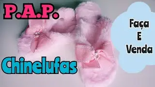 Como fazer Chinelufa / Pantufa/ Sandálias Forrada com Pelúcia #pantufa #diy