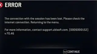 Как исправить ошибку For Honor с кодом: 0006000152?