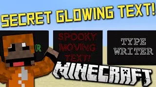 Minecraft 1.9 - Secret Glowing Text!