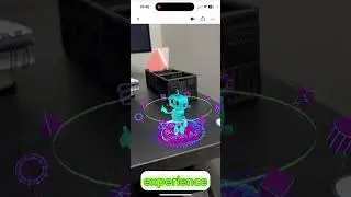 AR Image Tracking with animation and occlusion. (no app download required)