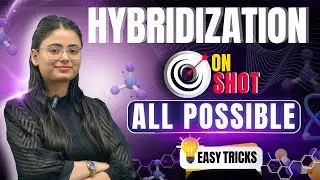 Hybridization In Just 45 Minutes | One Shot With Examples | Trick To Learn #hybridisation #neet
