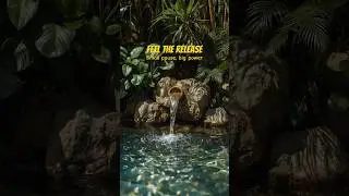Release what you carry, no more stress, anxiety or depression #relax #meditationmusic #waterfall