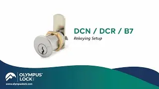 Small Pin Cam Lock (DCN, DCR, B7) Preparing for Rekeying