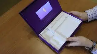Presentation box video brochure incorporated into the lid - Hunter Bevan.