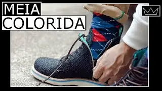 MEIA COLORIDA: como combinar com o seu look / MODA MASCULINA
