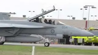 RAAF Super Hornets Takeoff & Landing | FULL Afterburners