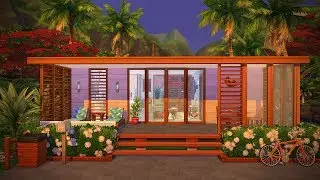 ECO-FRIENDLY HOUSE 🌴 SIMS 4 SPEED BUILD STOP MOTION (NO CC)