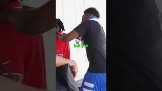 Канель Джозеф подшучивает над студенческим баскетбольным матчем 😂 #розыгрыш