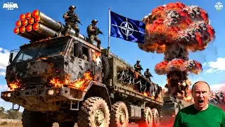 Today! The largest British military base in Ukraine was brutally attacked by Russia - ARMA 3