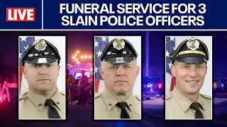 Funeral for 3 slain Pennsylvania police officers | Watch Live