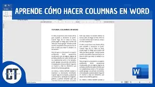 Como Escribir en Columnas en Word