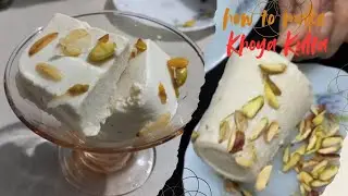 Khoya Kulfa Recipe | Rich & Creamy Khoya Kulfi | Street Style Mawa Kulfi Recipe