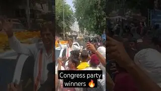 Congress party winners 🏆🎉#congress #aamaadmiparty #rahulgandhi #party #congressparty #viral #views