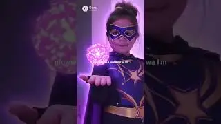 This Girl's Superhero Transformation is Insane #glowing #powers #trending