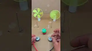 &ldquo;Dual Fan Power Generator | Simple DC Motor Experiment&rdquo;